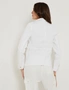 Katies Long Sleeve Cotton Blend Casual Jacket, hi-res
