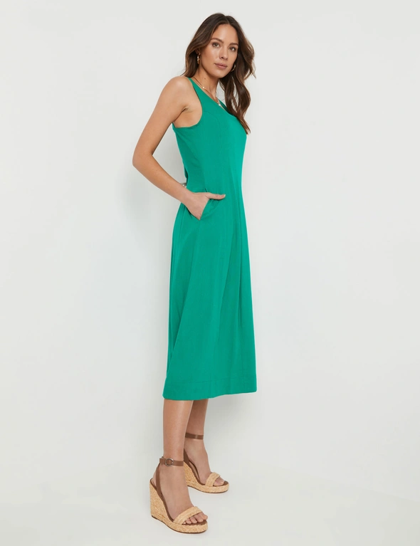 Katies Sleeveless Fit Flare Maxi Dress, hi-res image number null
