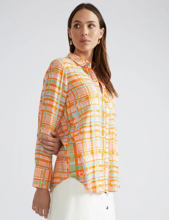 Katies Long Roll Up Sleeve Shirt, hi-res image number null
