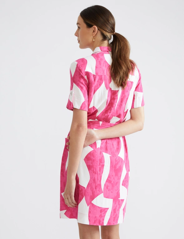 Katies 3Q Sleeve Midi Shirt Dress | EziBuy Australia