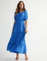 Katies Short Sleeve Printed Tiered Maxi Dress, hi-res