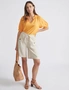 Katies Linen Blend Cargo Pocket Shorts, hi-res