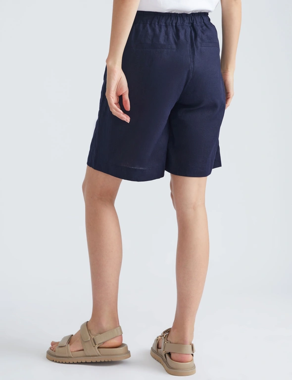 Katies Linen Blend Cargo Pocket Shorts, hi-res image number null