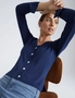 Katies Long Sleeve Regular Length Knitwear Cardigan With Slits On Sleeves, hi-res