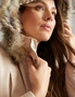 Katies Padded Anorak With Fur Trimmed Hood, hi-res