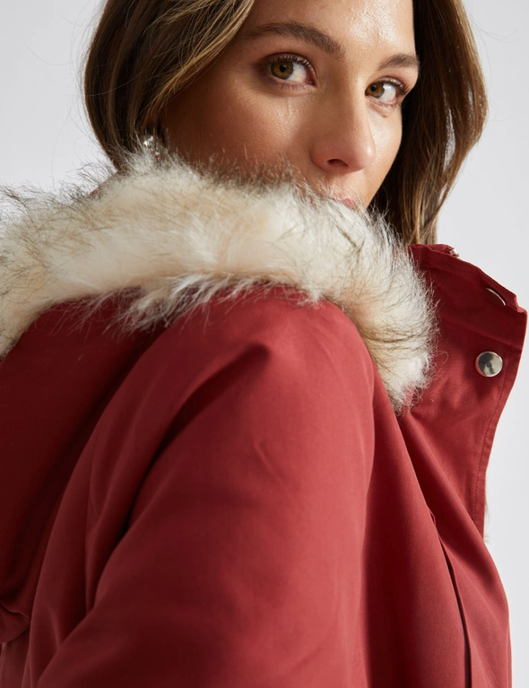Katies Anorak with Detachable Fur Hood, hi-res image number null