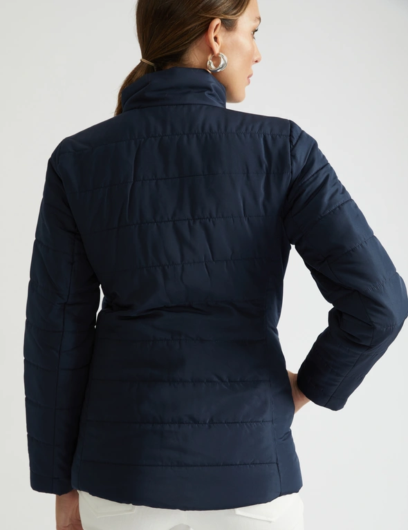 Katies Long Sleeve Lightweight Quilted Puffer, hi-res image number null