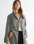 Katies long sleeve regular length jacquard coat, hi-res