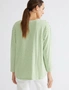 Katies Relaxed Long Sleeve Knit Top With Dropped Shoulders, hi-res