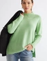 Katies Long Sleeve Chunky Ribbed Funnel Neck Knitwear, hi-res