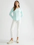 Katies Long Sleeve Crew Neck T-Shirt With Curved Hem, hi-res