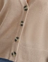 Katies Long Sleeve Regular Length Chunky Cardigan With Horn Look Buttons, hi-res