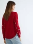 Katies Long Sleeve Fine Gauge Novelty Design Knitwear Jumper, hi-res
