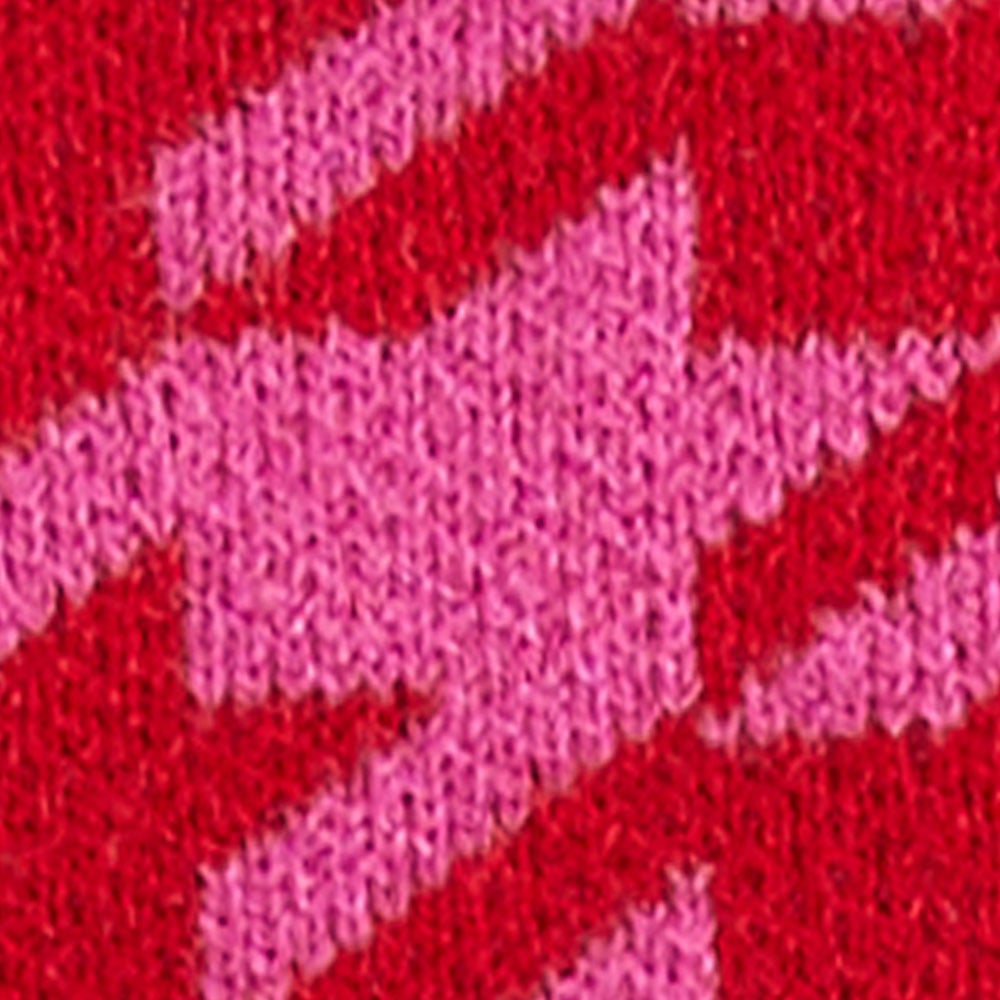 Pink Red Houndstooth