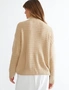 Long Sleeve Funnel Neck Jumper with chunky stitch interest, hi-res