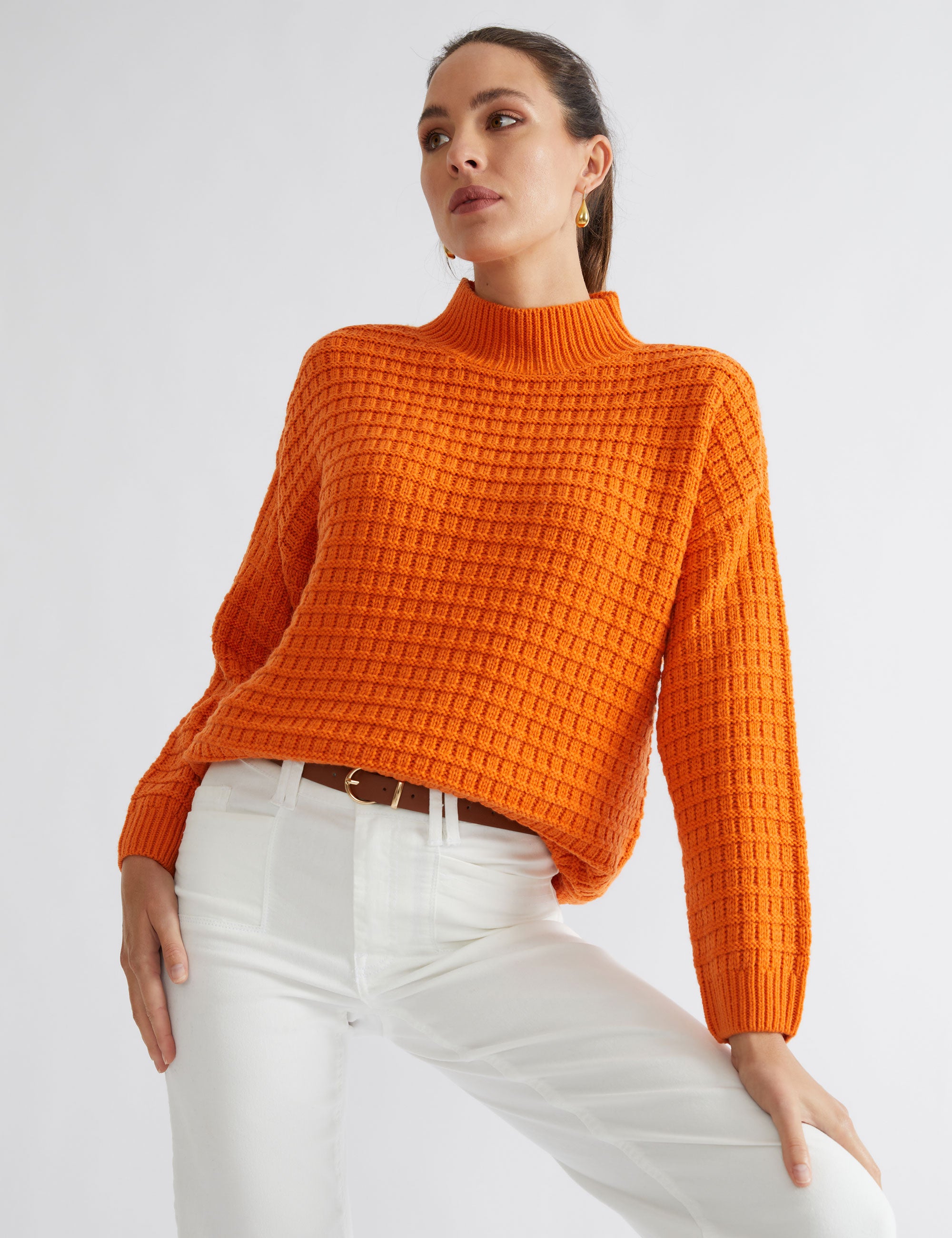 katies-funnel-neck-jumper-with-chunky-stitch-ezibuy-australia