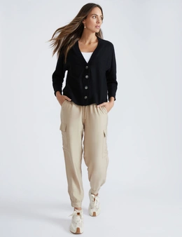 Katies Long Sleeve Regular Length Fine Gauge Knitwear Cardigan