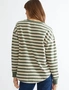 Katies long sleeve spliced cut about knit top, hi-res