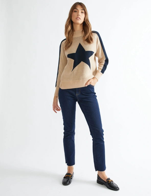 Katies long sleeve knitted jumper, hi-res image number null