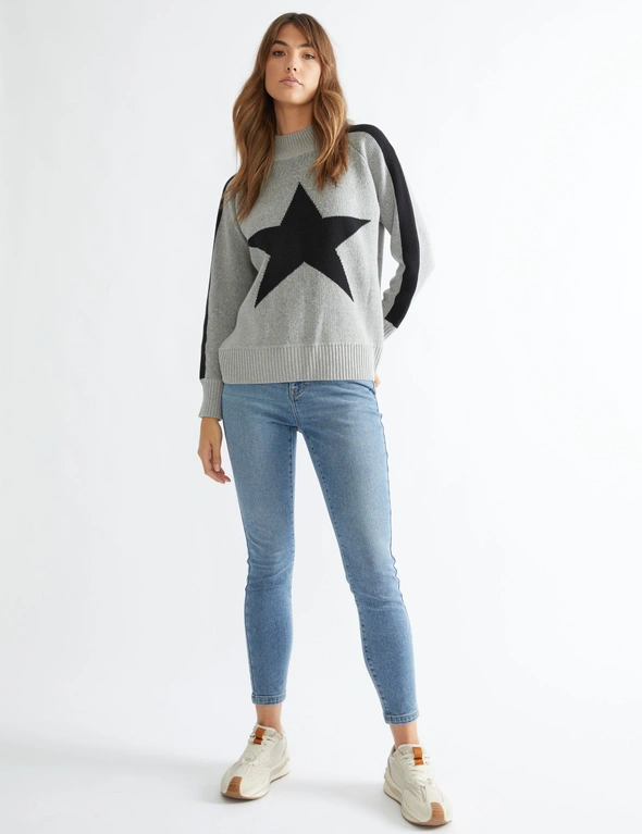 Katies Long Sleeve Knitted Jumper, hi-res image number null