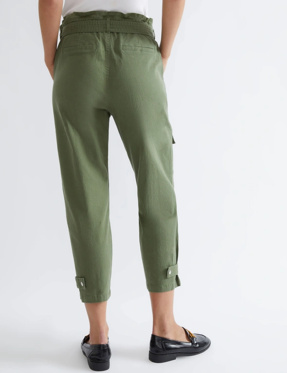 Katies full length cotton cargo pants, hi-res image number null