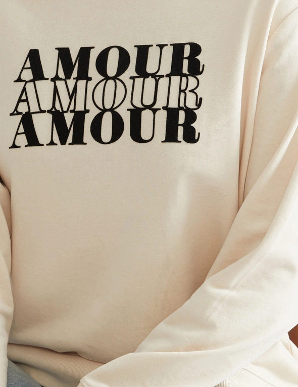 Katies Long Sleeve Amore Sweatshirt, hi-res image number null