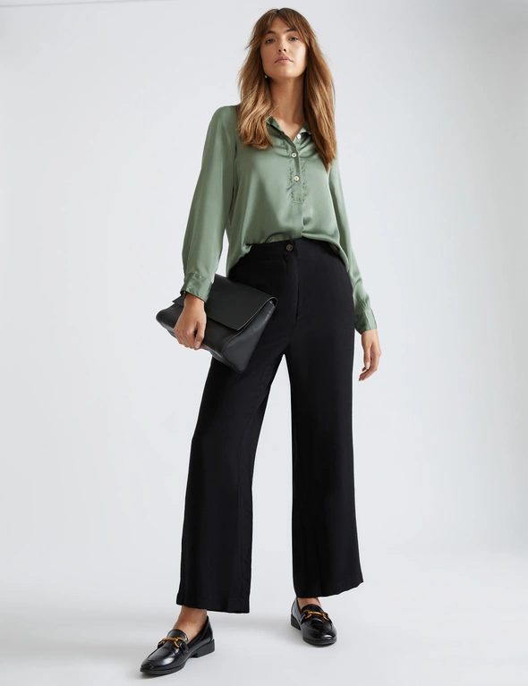 Katies Full Length Wide Leg Soft Cargo Pant, hi-res image number null