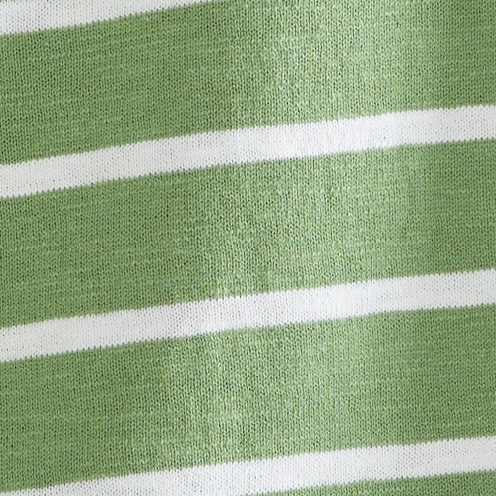 Green White Stripe