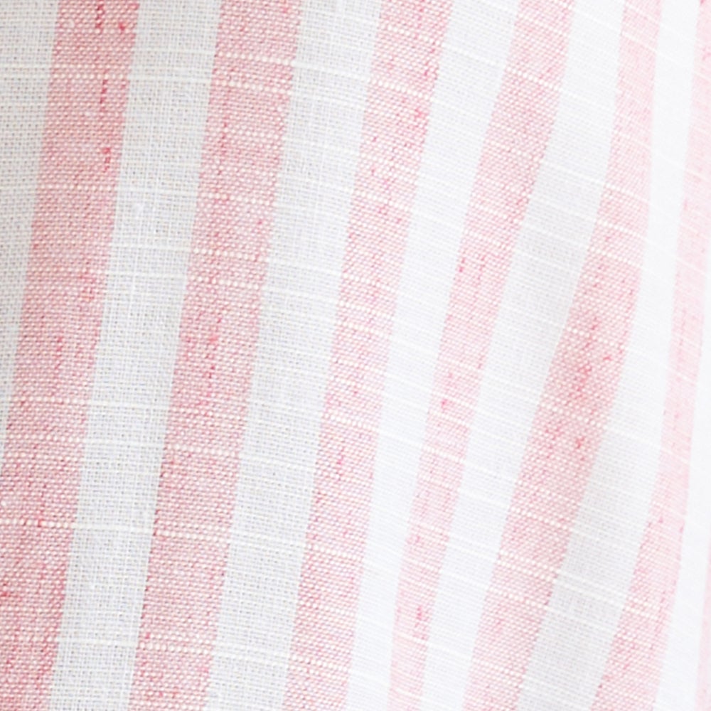 Peach White Stripe