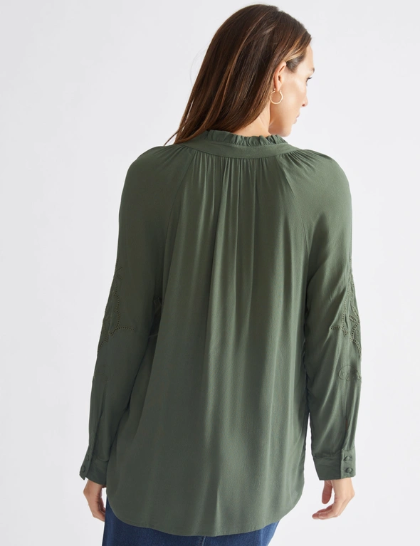 Katies Cutout Sleeve Blouse, hi-res image number null