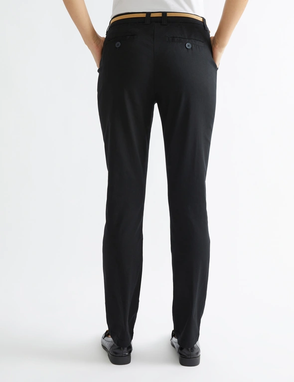 Katies Emerge Belted Chino Full Length Pant, hi-res image number null