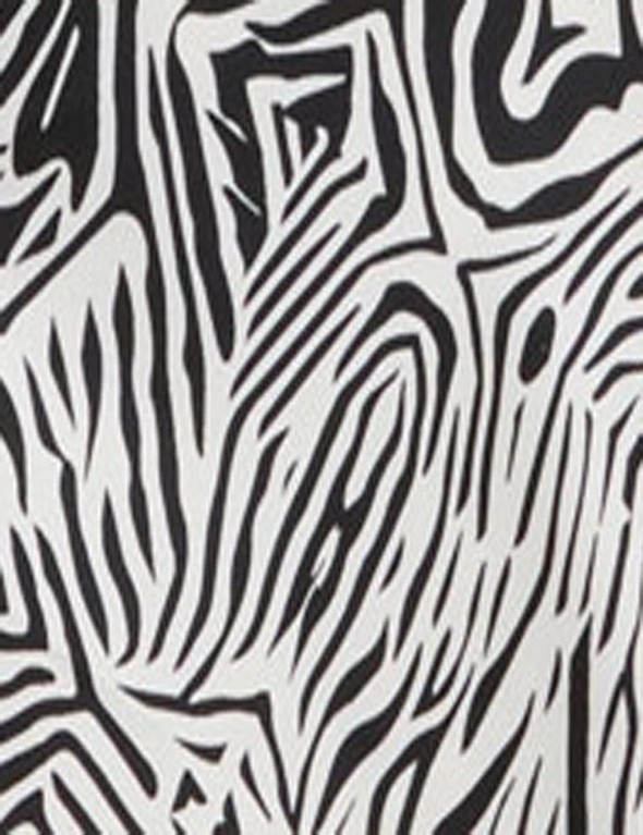 Liz Jordan Panelled Midi Zebra Skirt, hi-res image number null
