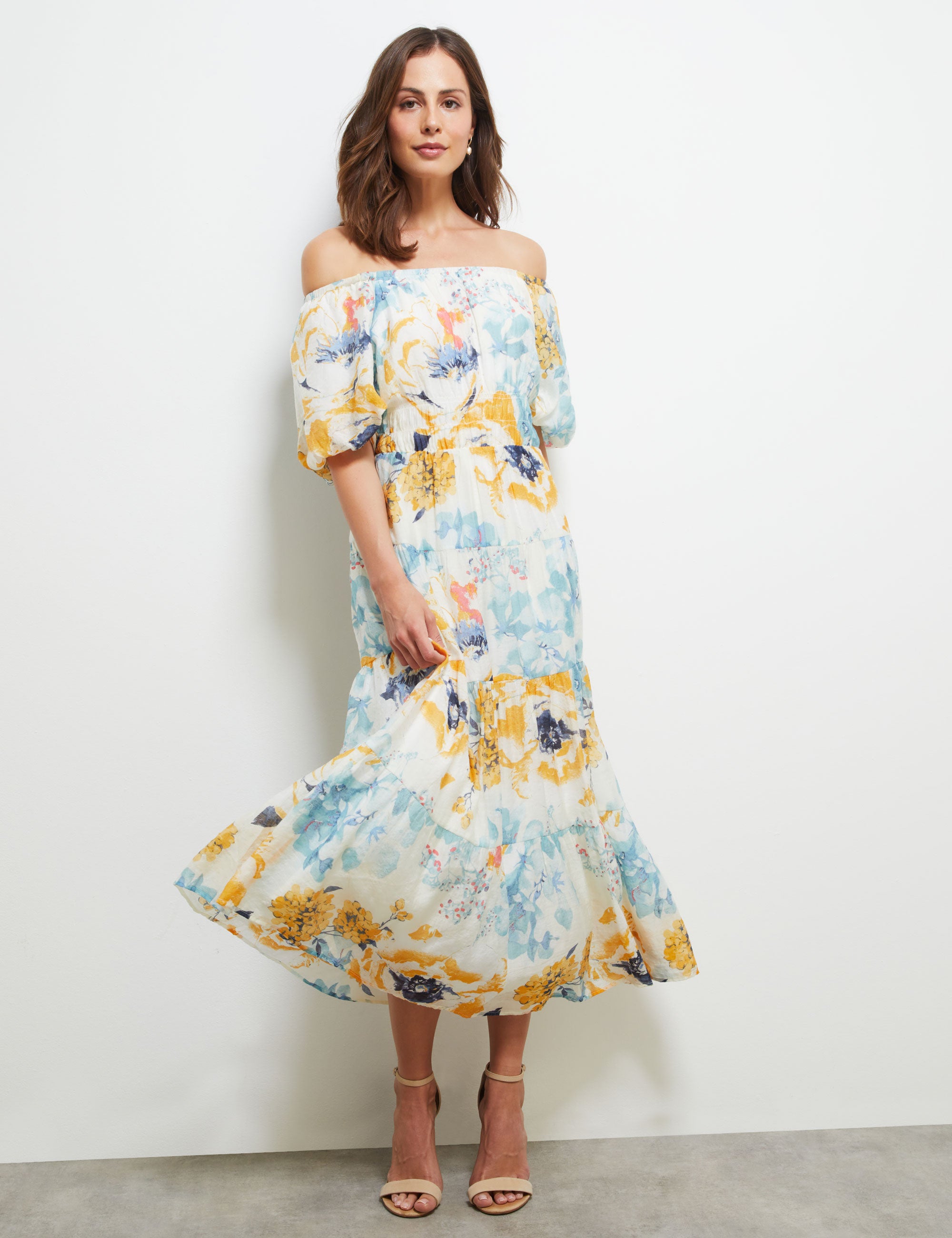 Liz Jordan Tiered Floral Dress | Noni B