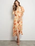 Liz Jordan Frill Floral Dress, hi-res