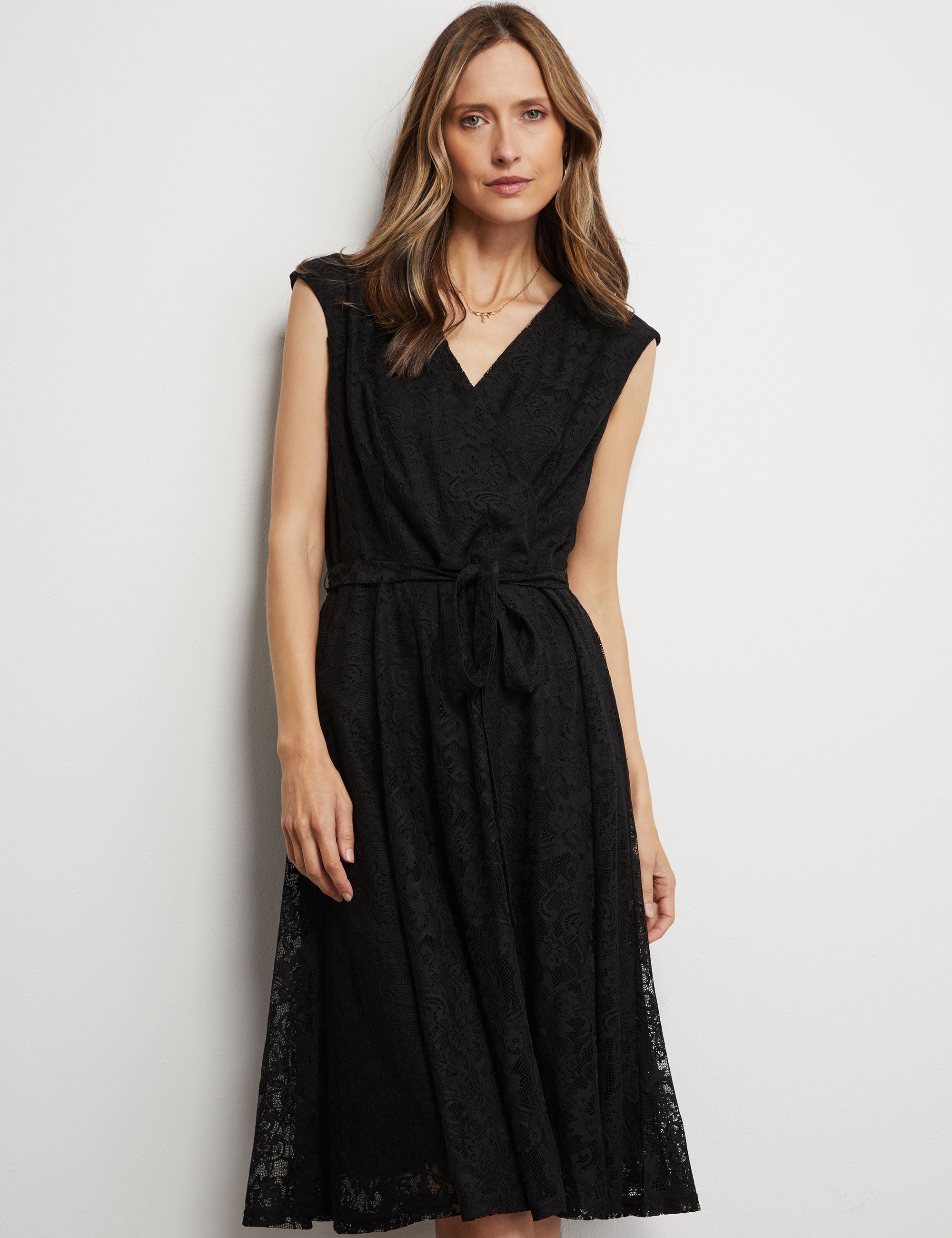 Liz Jordan Lace Wrap Dress | Liz Jordan