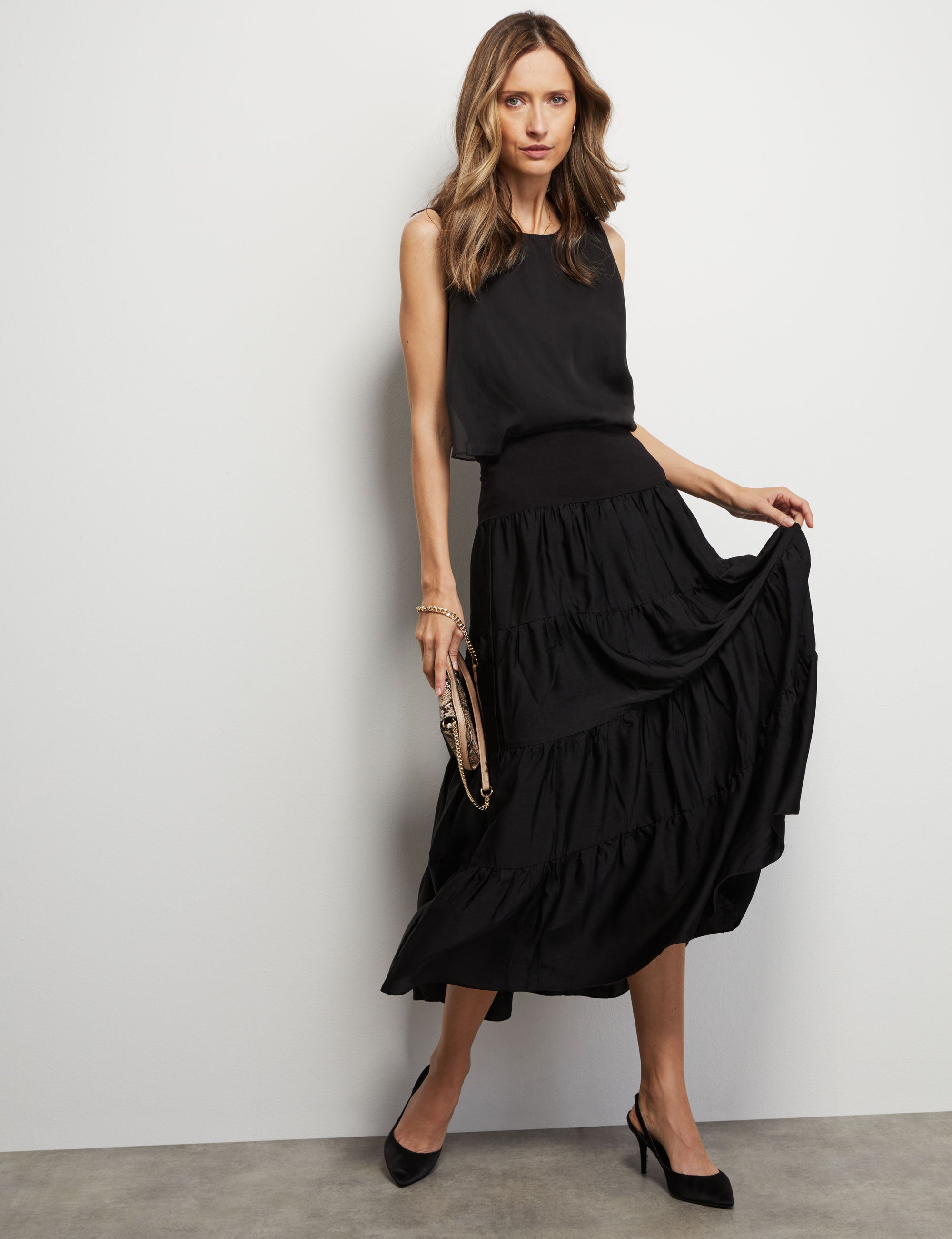 Liz Jordan Panelled Skirt | EziBuy Australia