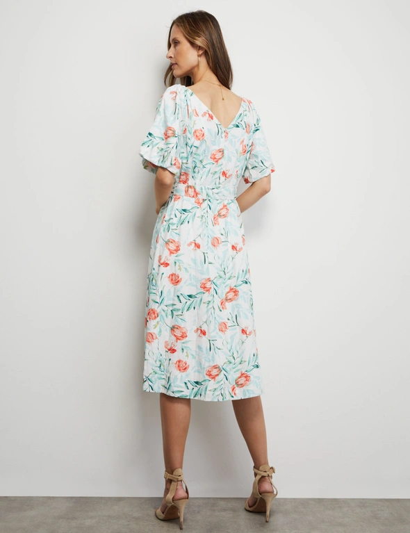Liz Jordan Linen Midi Dress, hi-res image number null