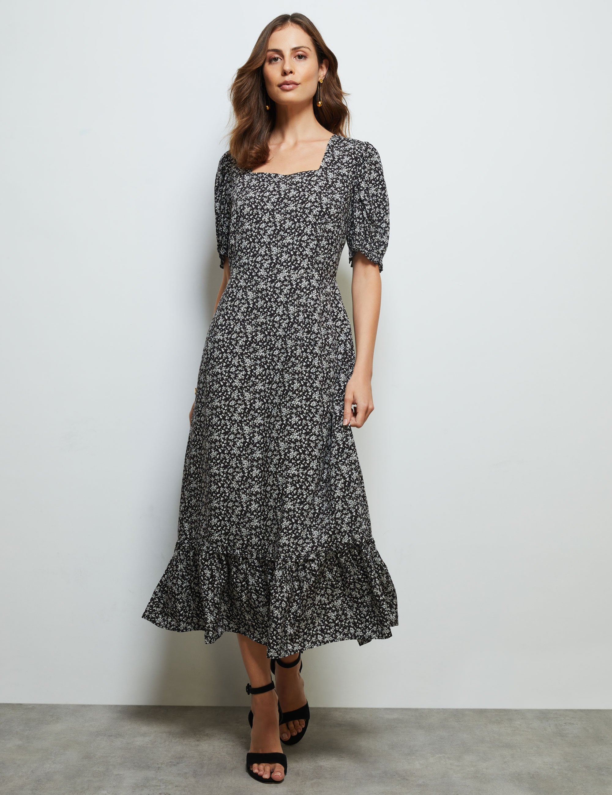 Liz Jordan Frill Dress | EziBuy Australia