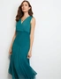 Liz Jordan V-Neck Print Dress, hi-res