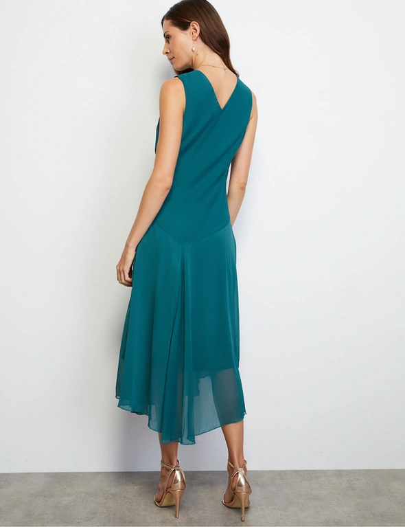Liz Jordan V-Neck Print Dress, hi-res image number null