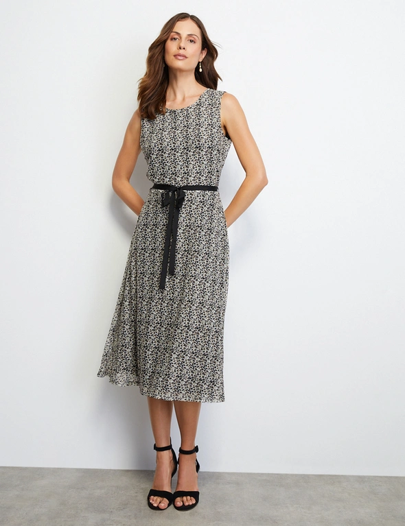 Liz Jordan Print Lace Dress, hi-res image number null