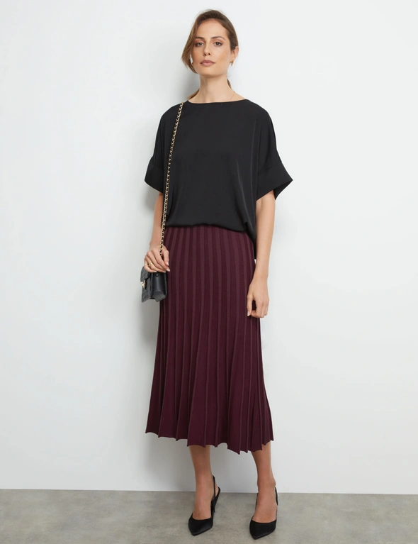 Liz Jordan A-Line Knit Skirt, hi-res image number null