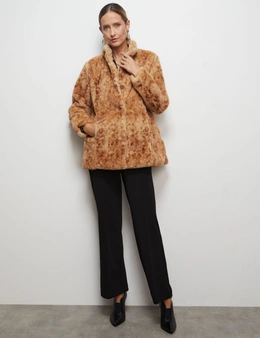 Liz Jordan Faux Fur Coat