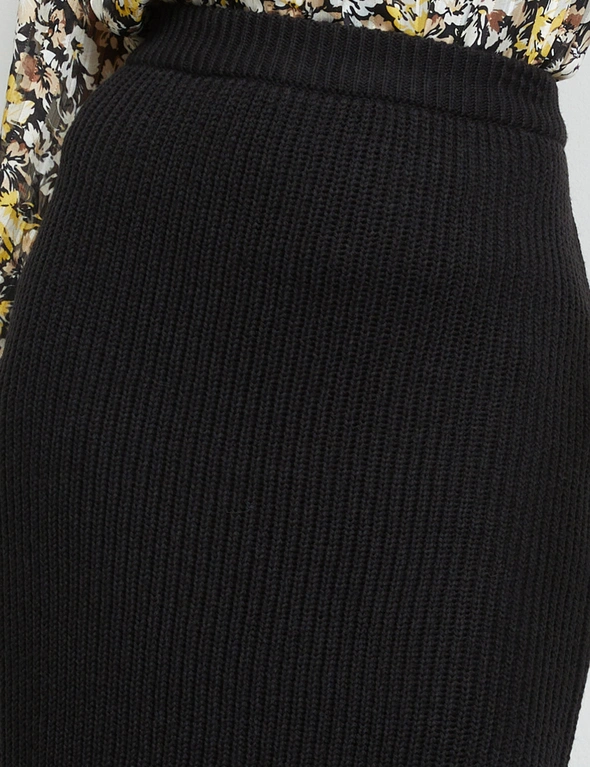 Liz Jordan Rib Knit Skirt, hi-res image number null