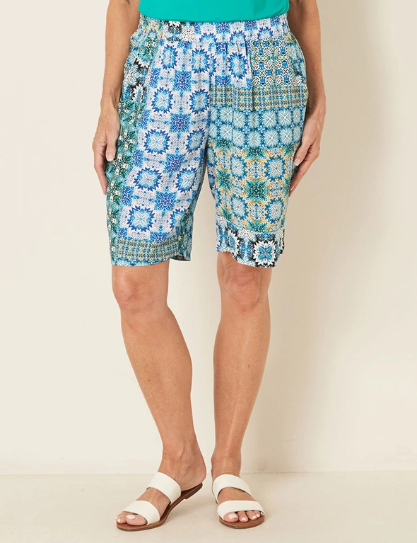 Millers Printed Rayon Shorts, hi-res image number null