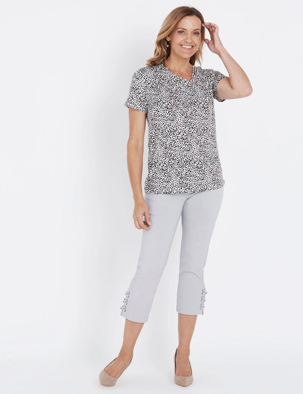 Millers Short Sleeve Asymmetric Neck Top, hi-res image number null