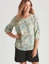 Millers Extended Sleeve Overlay Top, hi-res