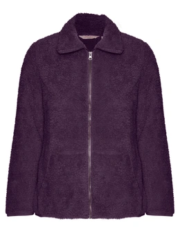 Millers Long Sleeve Teddy Coral Fleece Zipped Through Jacket