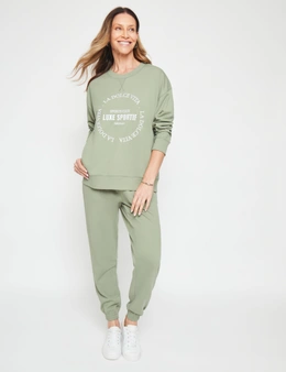 Millers Long Sleeve Embroidered Print Sweatshirt With Rib