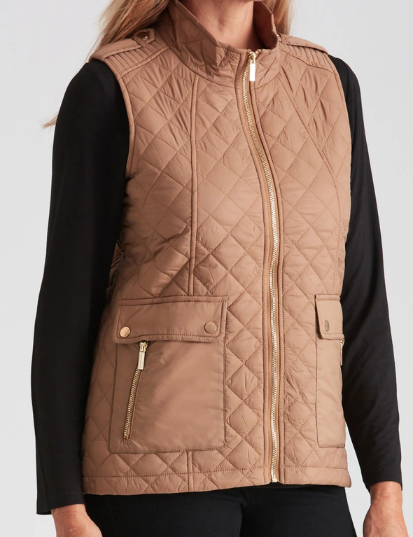 Millers Sleeveless Quilted Vest, hi-res image number null